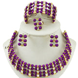 african beads jewelry set gold jewelry set  fashion jewelry gold jewelry set bead necklace wedding necklace